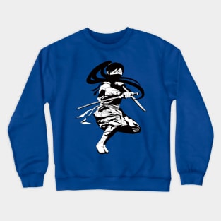 A Ninja Woman Warrior Crewneck Sweatshirt